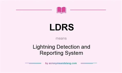 what does ldrs stand for|LDRS Meanings .